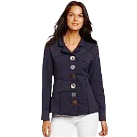 Neon Buddha Merritt Patchwork Jacket, ladies petite small magenta purple - Picture 10 of 11